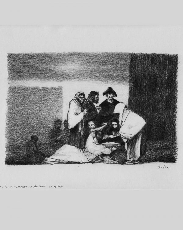 Gracias a la almorta, After Goya - Original Drawings