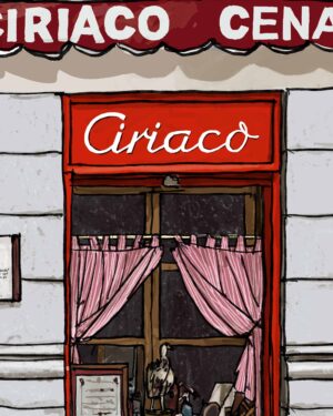 Taberna Casa Ciriaco – Print A3 de Mario Jodra. Impresión HP Indigo en papel offset blanco de 300 g. Edición artística de calidad. Venta directa del artista.