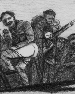 Disparate Conocido, After Goya - Original Drawings