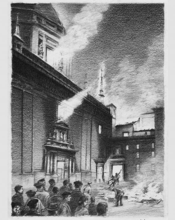 La Parroquia en llamas - Original Drawings